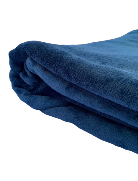 Набір 3 синій: чохол, плед і подушка (плюш), фото 9