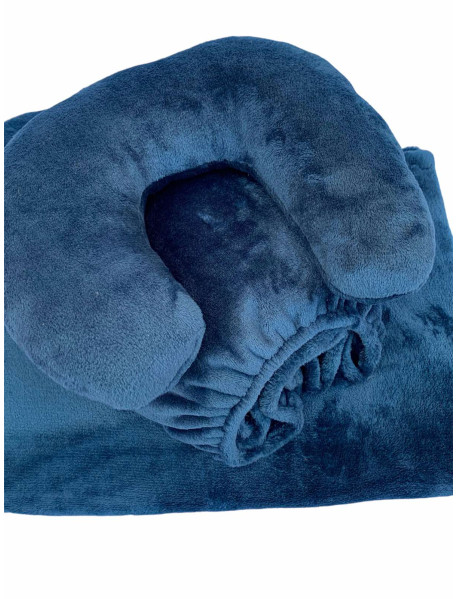 Подушка синій (плюш), фото 3